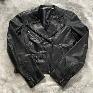 Truth And Pride Perforated Leather Jacket